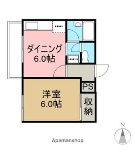 パールハイツ高松【101号室】の間取り
