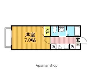 サンアベニュー【203号室】の間取り