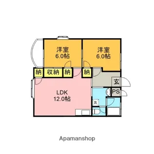 第三メゾン嶋田【1階】の間取り