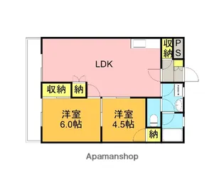メゾン田中【3階】の間取り