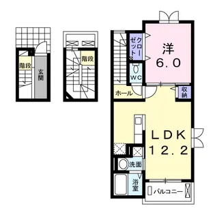 ブローテ【3階】の間取り