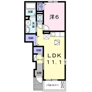 ボニート C【1階】の間取り