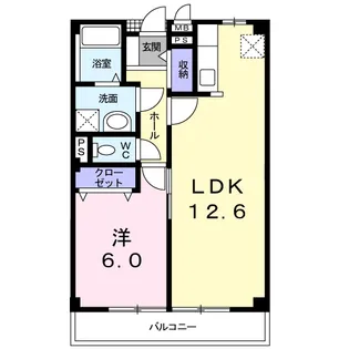 エスポワール【2階】の間取り