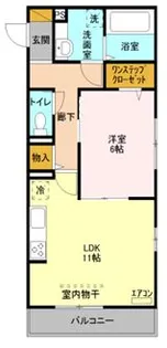 フローラ【3階】の間取り