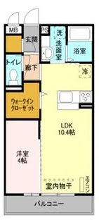 フローラ【2階】の間取り