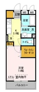 フローラ【1階】の間取り