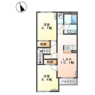 アネックス【2階】の間取り