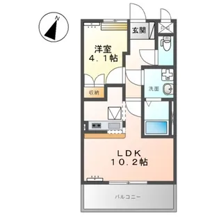 セシオンリオグランデ【1階】の間取り