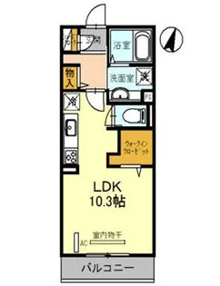 メテオール【2階】の間取り