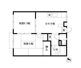 エステートピア フラワー【2階】の間取り