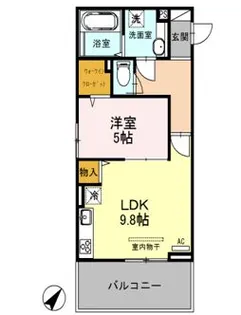 グラン・フィオーレ【3階】の間取り