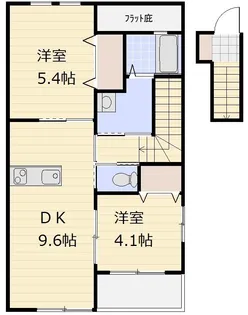 ベラ フィカーサ【201号室号室】の間取り