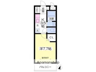 スプリングサニー【3階】の間取り