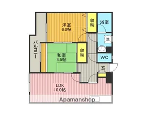 シンワエクセルビル【403号室】の間取り