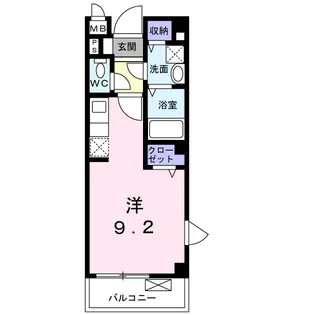 サピーアヴェニュー【2階】の間取り