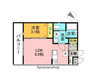 PASSERELLE AGEO【202号室】の間取り