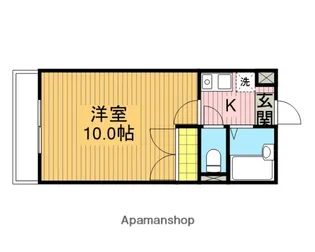 フェアネス長島【201号室】の間取り