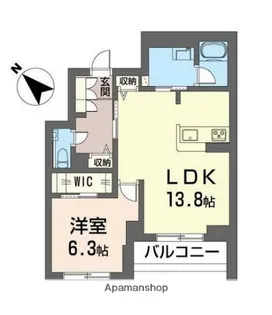 セレーノひかわ【2階】の間取り