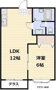 エルディム大塚【203号室号室】の間取り