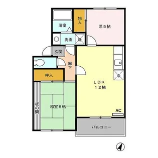 サンヴィレッジ本宿【2階】の間取り
