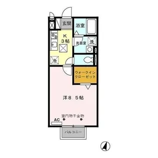 エストモナリエ【1階】の間取り