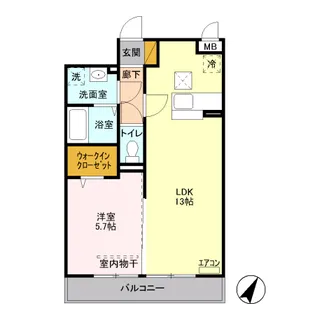 グランマルニエ【1階】の間取り