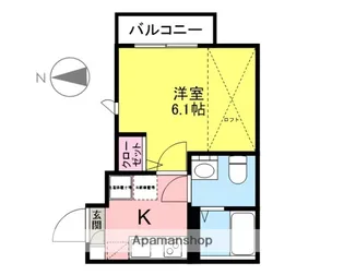 KEIAI RESIDENCE 北上尾【2階】の間取り
