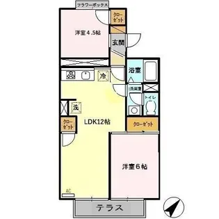 第3タツミコーポ【1階】の間取り