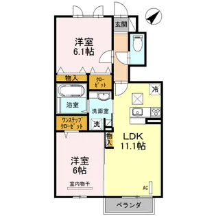 KIRALA A【1階】の間取り
