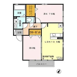 ヴェルドミール I【2階】の間取り