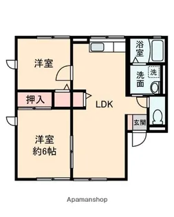 森ハイム【104号室】の間取り