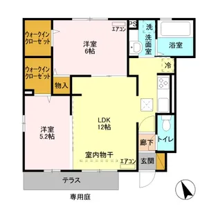 レジデンス III【1階】の間取り