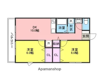 INA WING8【2階】の間取り