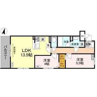 GRACE ATAGO【1階】の間取り