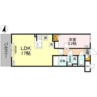 GRACE ATAGO【1階】の間取り