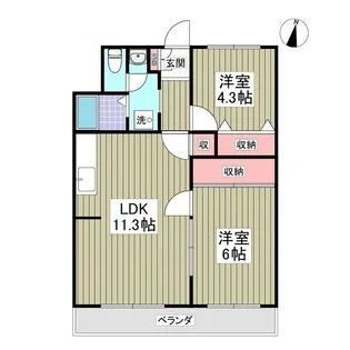 エルシティ・103【3階】の間取り