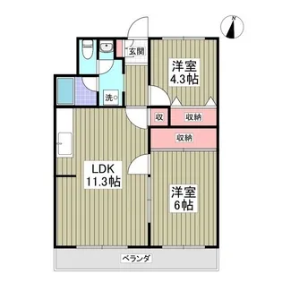 エルシティ・103【3階】の間取り