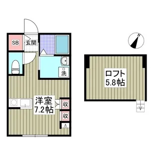 壱番館【1階】の間取り