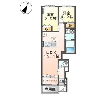 FABRICIUS BELLUS【1階】の間取り