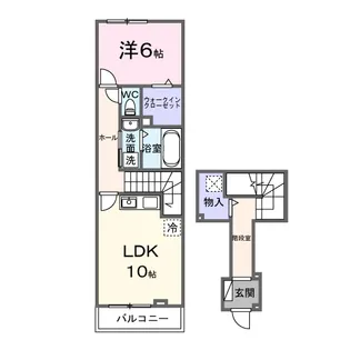 プラシードⅢ【2階】の間取り
