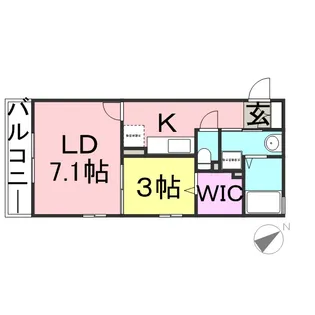 エスポワール【306号室】の間取り