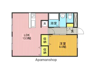 チャネルオフ【201号室】の間取り