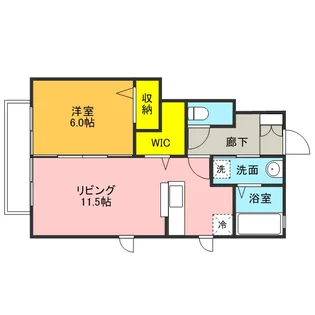 ローズヒル【1階】の間取り