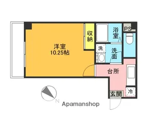 グロアール上尾【6階】の間取り