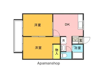 パークハイム【204号室】の間取り