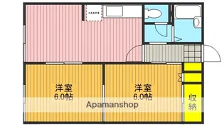 エクシア司A【102号室】の間取り