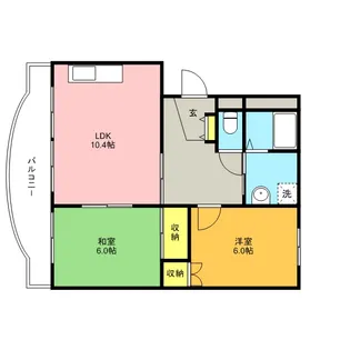 Nレジデンス【3階】の間取り
