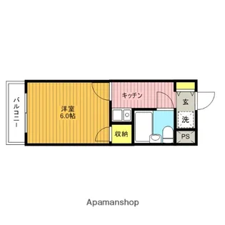 トスカーナ22【408号室】の間取り
