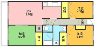 グリーンヒル上尾【106号室】の間取り