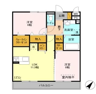 ステラ【2階】の間取り